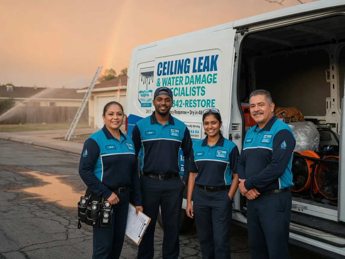 Ceiling Leak Cleanup company in London, OH
